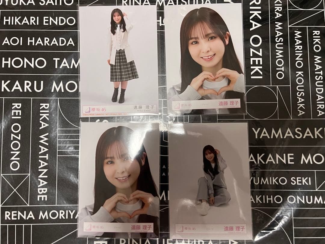 ◎櫻坂46 遠藤理子　生写真　150枚　コンプ8種　お値下げ