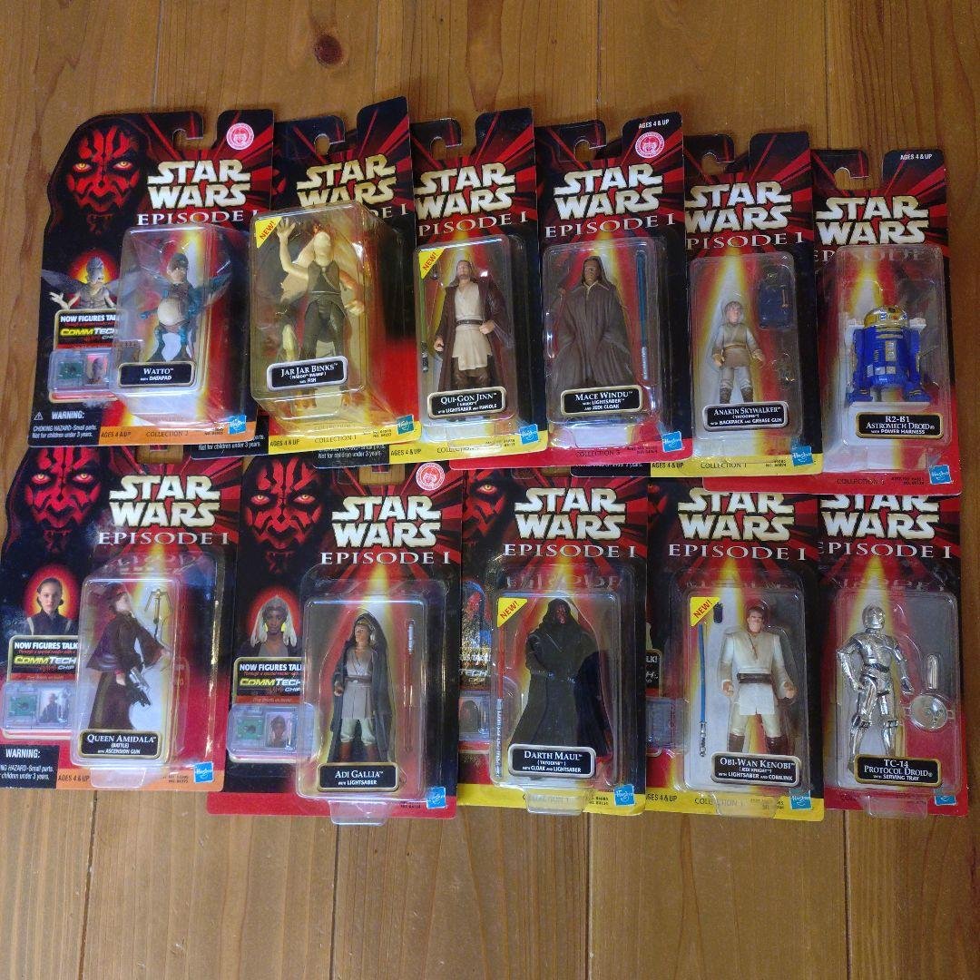 スターウォーズ　エピソード1 ベーシックフィギュア　11体