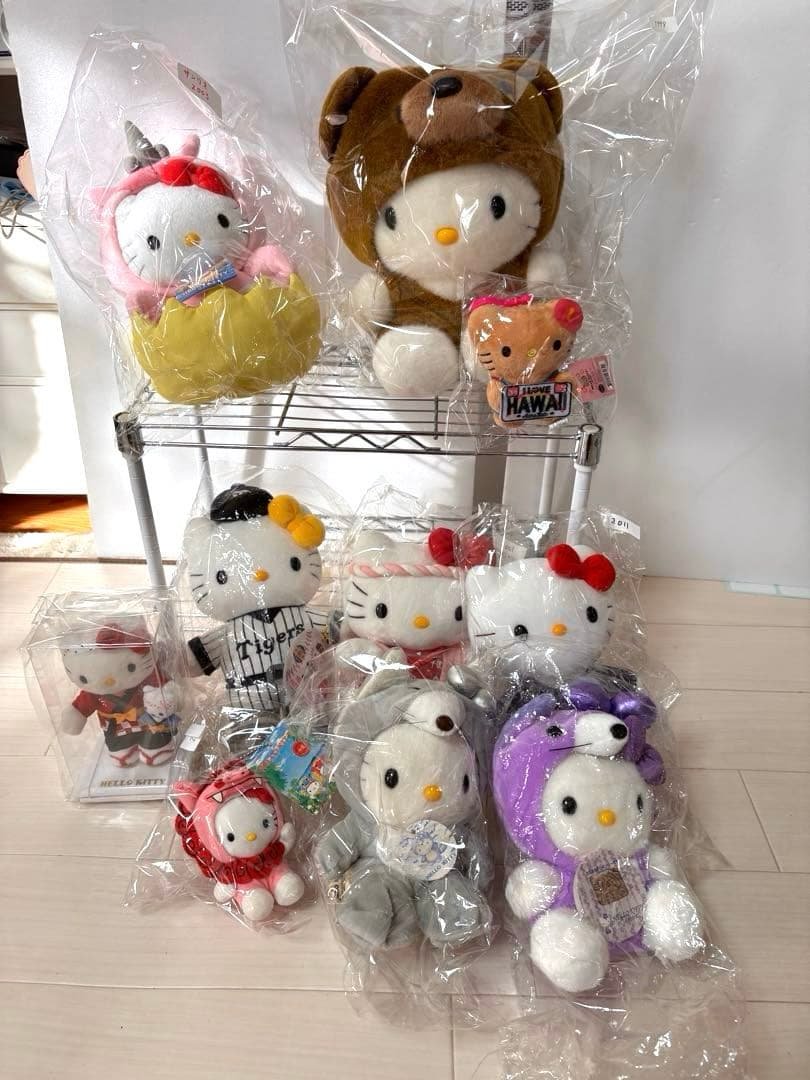 ほぼ未使用タグ付き ❣️可愛いご当地キティぬいぐるみセット